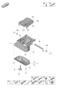 9A710360210-Oil pan oil: