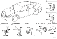 8651048160-HORN ASSY, HIGH PITCHED