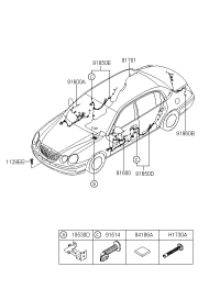 916303F110-WIRING ASSY-FR DR,ASSIST