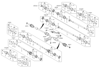 495004X000-JOINT ASSY-CV LH