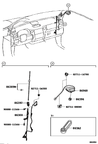 863920C030-ORNAMENT, ANTENNA