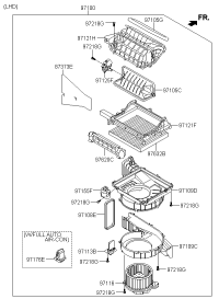 971132B705-Motor Fan Assyac Blower