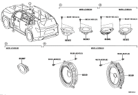 8616011060-SPEAKER ASSY, FRONT NO.4