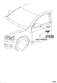 8173022180-Lamp assy, side turn signal, rh