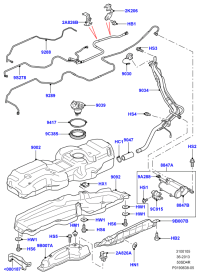 LR013750-FLANGE-FUEL FEED/DISC IV L319