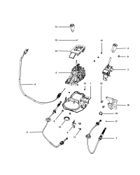 68069864AA-LEVER GEARSHIFT