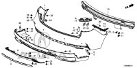 71501TZ5A20ZZ-FACE,RR BUMPER