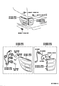 815500C020-LAMP ASSY, REAR COMBINATION, RH
