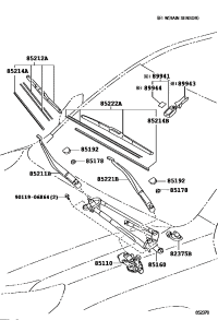 8511060430-MOTOR ASSY, WINDSHIELD WIPER