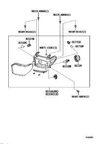 811100C101-HEADLAMP ASSY, RH