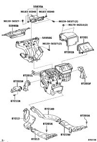 5595028190-NOZZLE ASSY, DEFROSTER