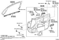 676100N012A0-BOARD SUB-ASSY, FRONT DOOR TRIM, RH