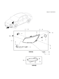 90766983-Headlamp, (incl 2-7)