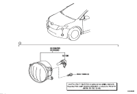 8121006070-LAMP ASSY, FOG, RH