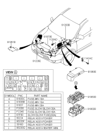 918603J000-WIRING ASSY-BATTERY (-)