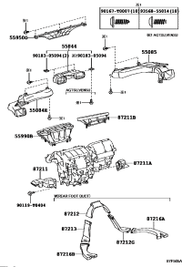 55084KK040-DUCT SUB-ASSY, HEATER TO REGISTER, NO.1