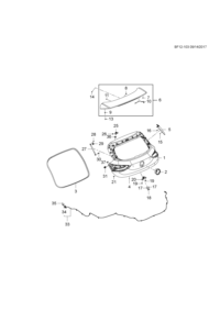 26215390-Damper, tailgate