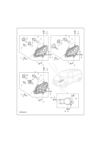 C00036570-Unit (r), headlamp