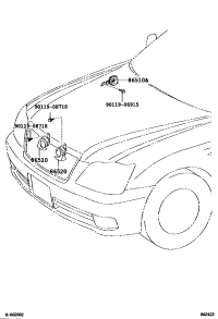 8651030660-HORN ASSY SECURITY