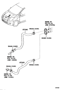 872450D210-HOSE, HEATER WATER, INLET