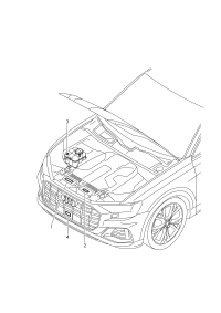 80A010530-Warning emblem-pedestrian protection