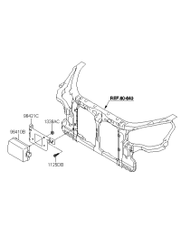 964213N000-BRACKET-ENGINE SUPP*