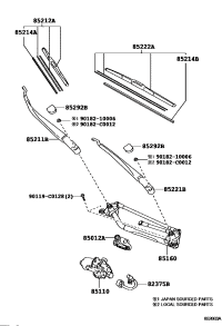 851100F070-MOTOR ASSY, WINDSHIELD WIPER