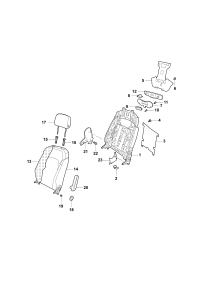 3CG881236-Knob, for lumbar support adj