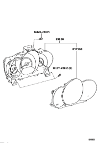838000DU20-METER ASSY, COMBINATION