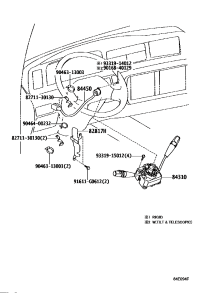 8431036B30-SWITCH ASSY, TURN SIGNAL