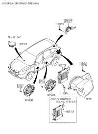 963703J300-AMP ASSY-RR