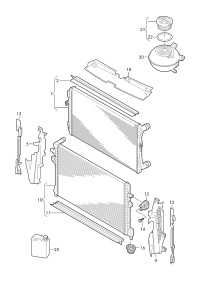 L5QD121251K-RADIATOR VW-BORA/AUDI/SKODA