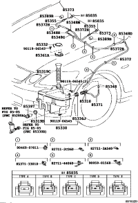 8535530040-JAR ASSY, WINDSHIELD WASHER
