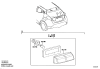 81270F4020-LAMP ASSY, LICENSE PLATE