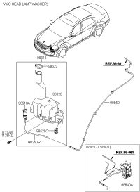 986113N000-RESERVOIR ASSY-W/SHLD WASHER