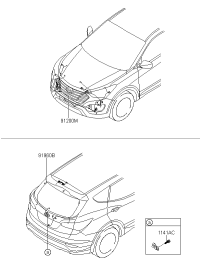 91841B8251-WIRING ASSY-FEM