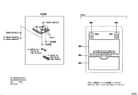 8126060B71A0-BOX ASSY, ROOF CONSO