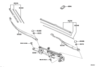 8522203010-BLADE, FR WIPER, LH