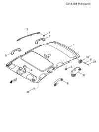 5489878-PULL HDL ASSY WAG