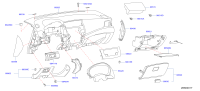 682003RA0B-PANEL & PAD ASSY-INSTRUMENT