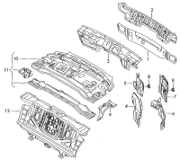 4F0813341B-Reinforcement, front end plate