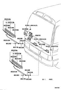 8529228010-Cover, windshield wiper arm