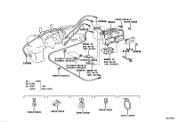 5590636070-CABLE SUB-ASSY, DEFROSTER DAMPER CONTROL