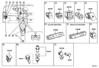 843320F051-SWITCH ASSY, HAZARD WARNING SIGNAL