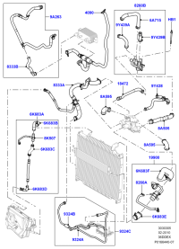 LR003648-HOSE-OIL RETURN UPR