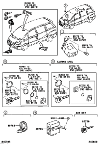 8978028070-COMPUTER ASSY, TRANSPONDER KEY