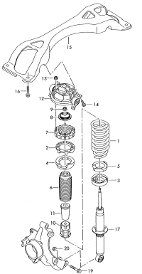 7L6513029N-SHOCK ABSORBER-FRRH-VW-TOUREG