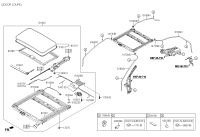816101M000-PANEL ASSY-SUNROOF GLASS