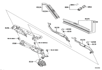 8521150190-ARM, FR WIPER, RH