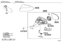 879100A170-MIRROR ASSY, OUTER REAR VIEW, RH